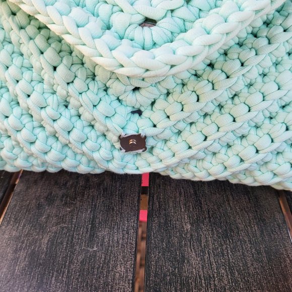 Handcrafted Crochet Clutch Handmade Bag, Woven Purse, Knit Bag, Summer bag - Picture 7 of 7